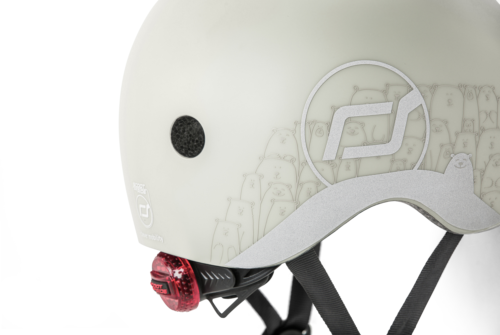Scoot and Ride | Helm reflective | Ash