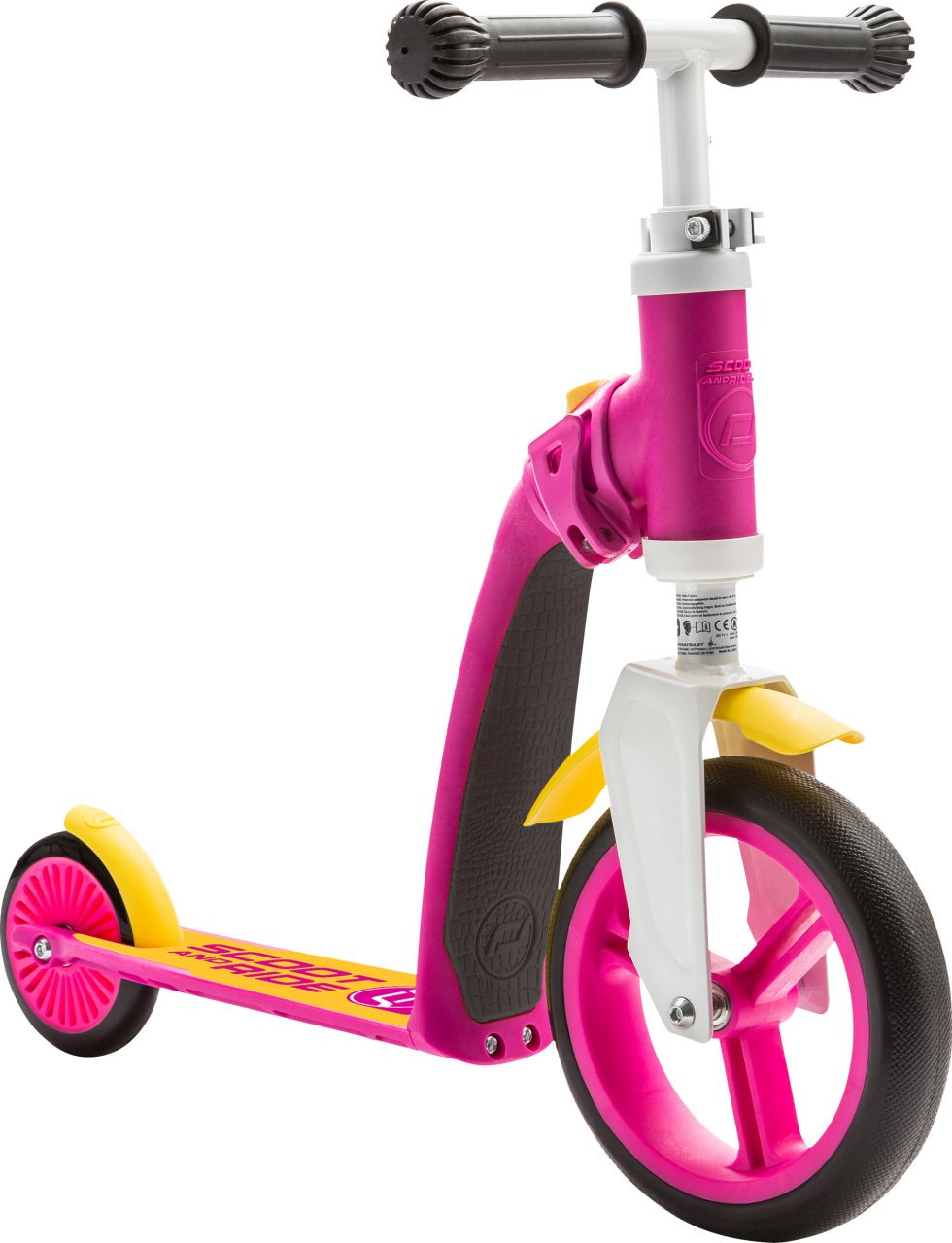 Scoot and Ride Laufrad / Dreirad | Highwaybaby | Pink-Gelb